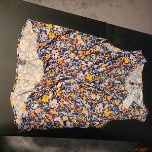 CHRISTOPHER AND BANKS TANK FLORAL SLEEVE LESS SUMMER NWT